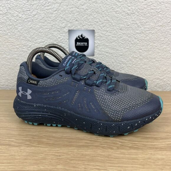 Under Armour Charged Bandit TR GTX Gray Running Shoe Wmn Sz 6 (3022786-400) - Picture 1 of 10